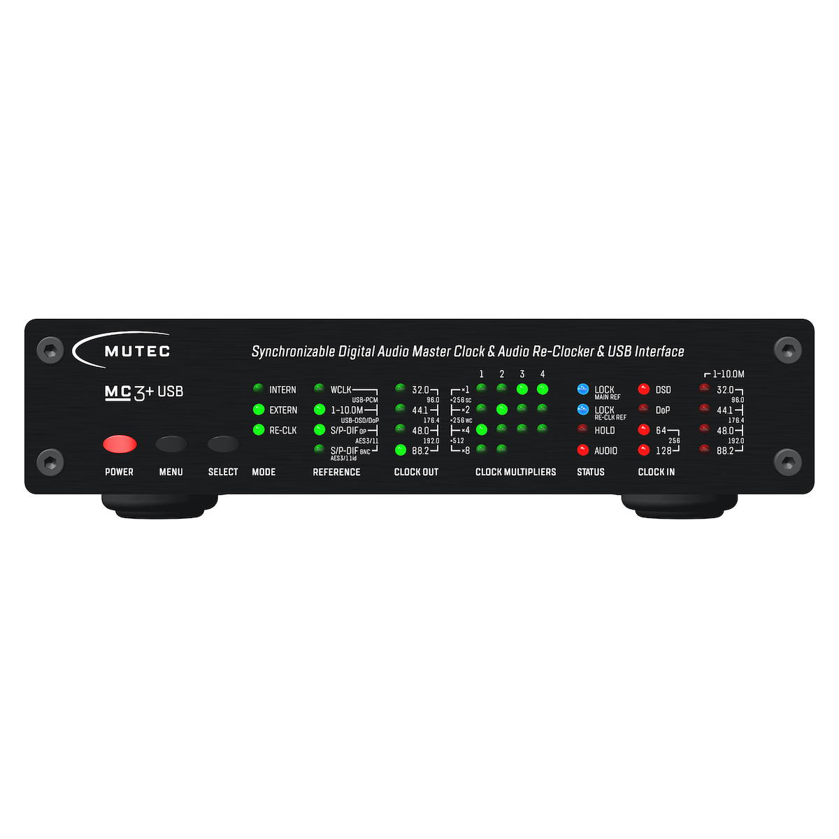 Mutec MC3 + Smart Clock USB, schwarz