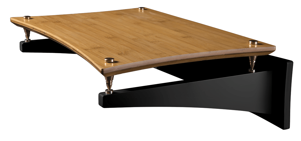 Quadraspire Wandhalterung Q4 EVO Wall Bracket, mit SV Wall Bracket Spike in silber oder schwarz