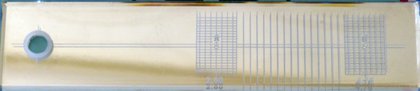 Justageschablone Acryl