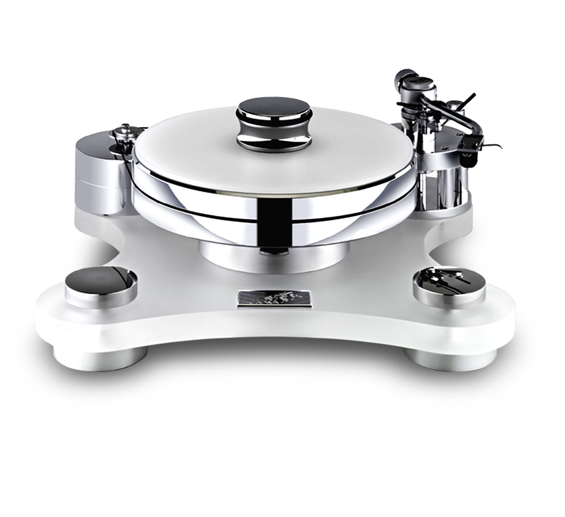 Transrotor ZET 1, Acryl weiss, Rega RB330