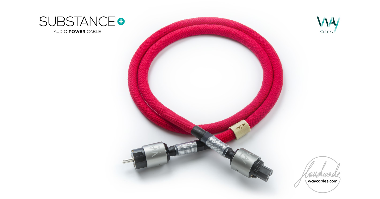 Way Cables Netzkabel Substance+, 2m, ein Exemplar aus unserer Vorführung günstiger abzugeben