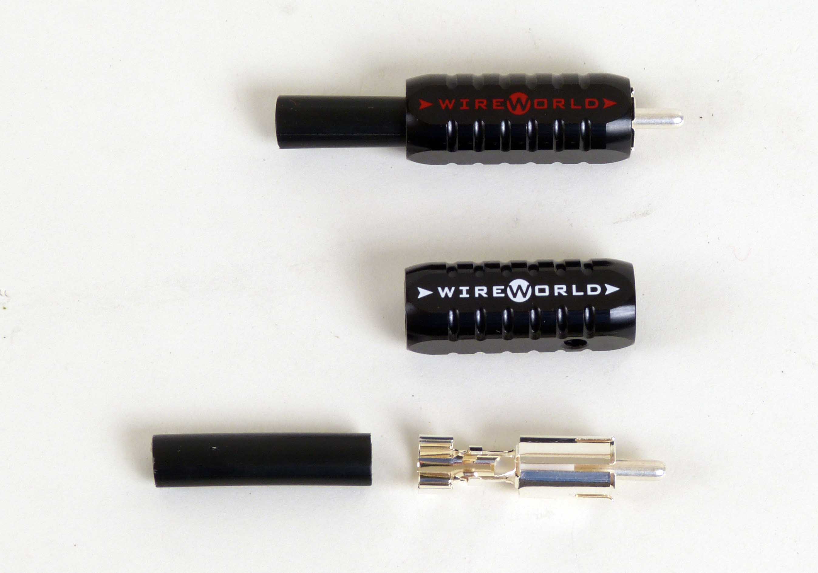 Wireworld Cinchstecker Silver Tube 8,5mm 4er Set