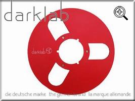 DarkLab Alu Leerspule KF, rot eloxiert, 1 Stück