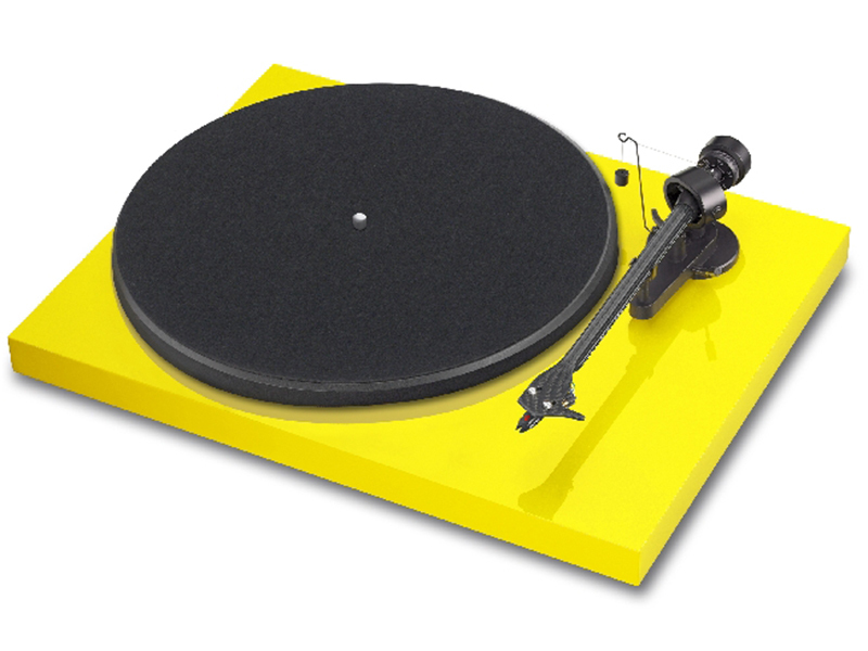 ProJect Debut Carbon Phono USB Pianolack gelb, Sonderpreis