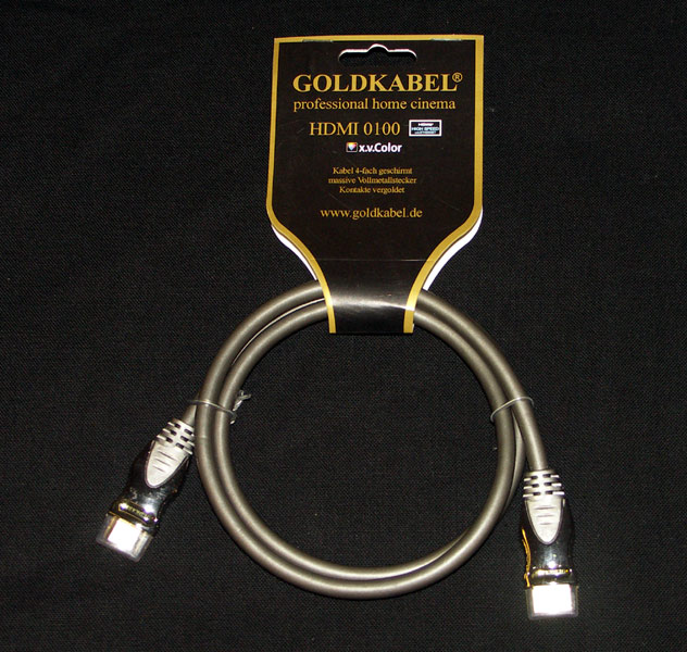 Goldkabel HDMI Profi, 1m, Sonderpreis