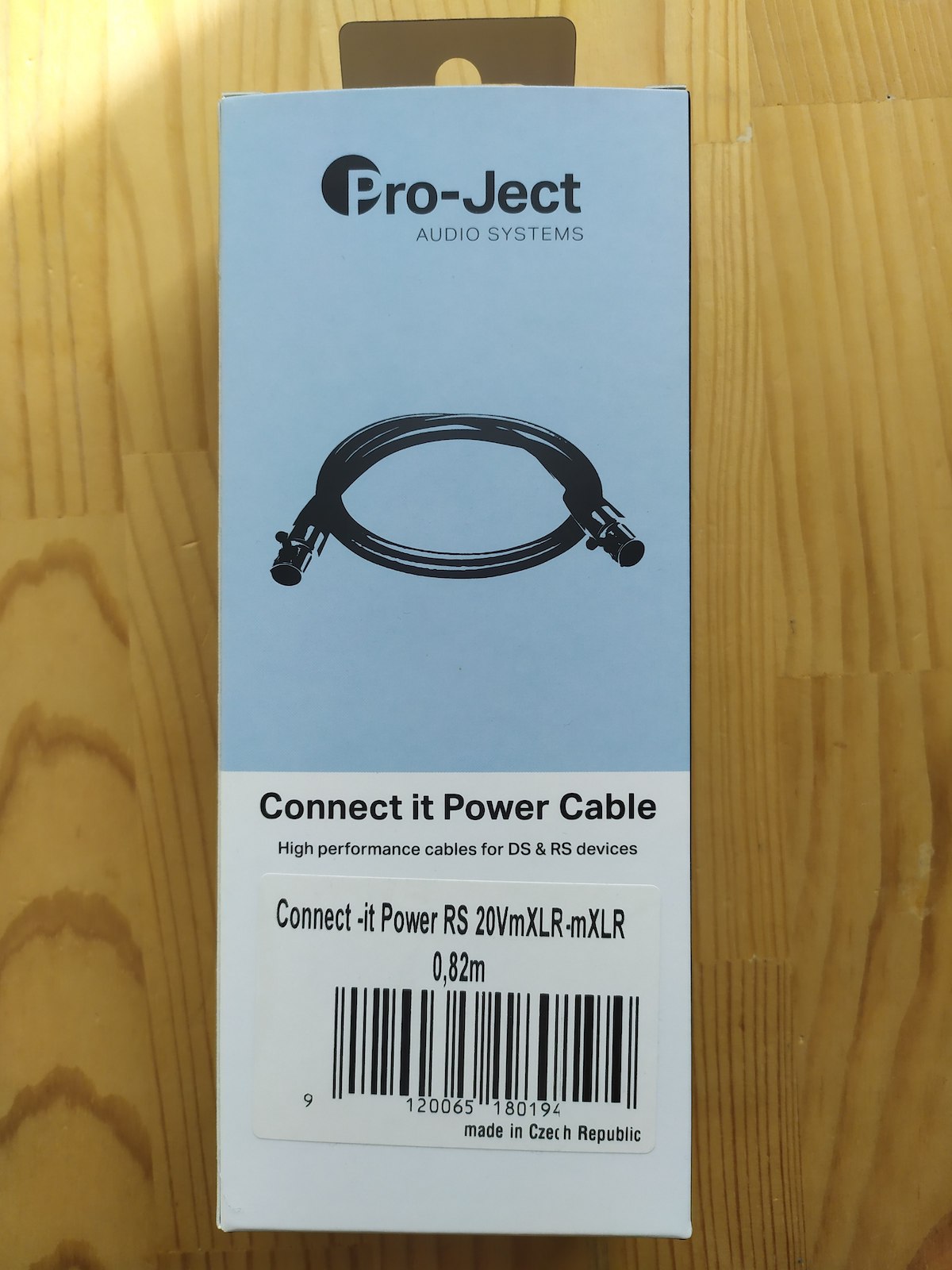 Pro-Ject Connect it Power Cable 0,82 mtr.