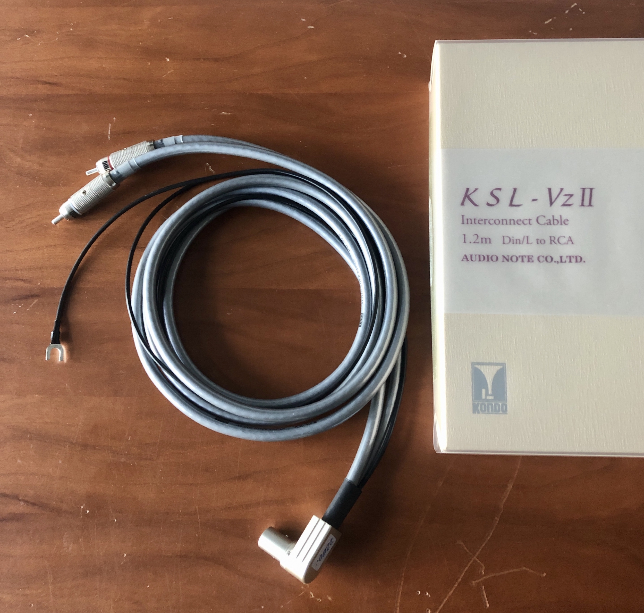 Kondo (Audio Note Japan) KSL-VzII Phono, 5pol DIN/L - RCA