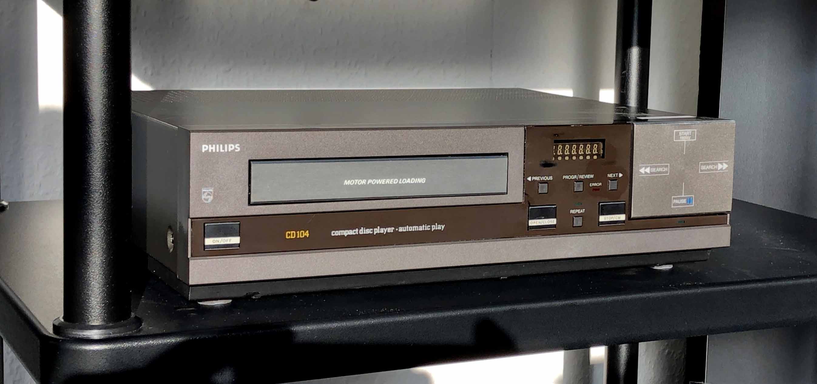 Philips CD 104, gebraucht, inklusive Tuning