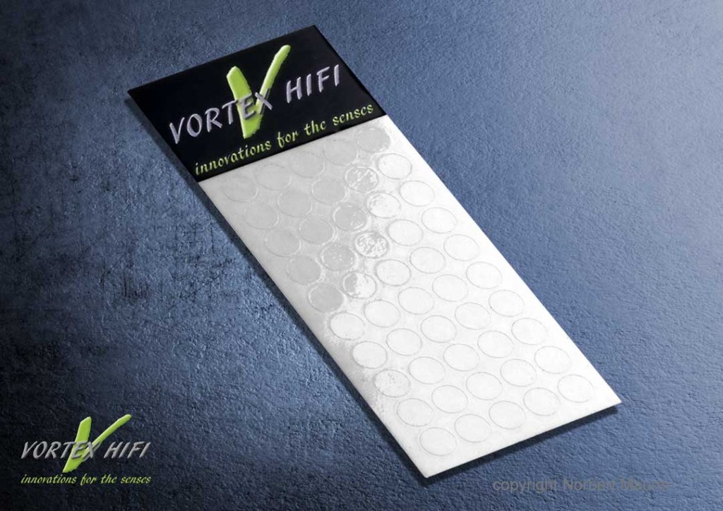 Vortex Hifi 6mm 2D-Chip schwarz, 9 St.