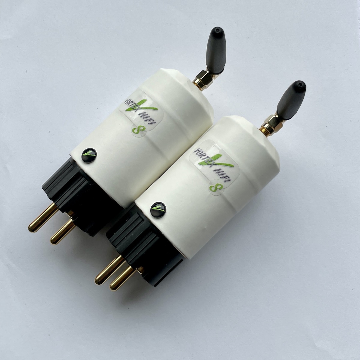 Vortex Hifi HFO Power Plug (Sigma) - weiss, Ergänzungsstecker im 2er Set