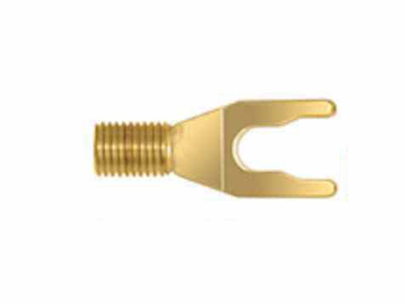 Wireworld UNI-Term 8er Set Spades (Kabelschuhe) gold
