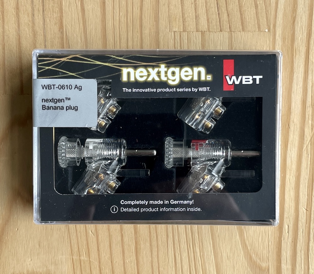WBT-0610 Ag Banana Plug NextGen, versilbert, 4er Set