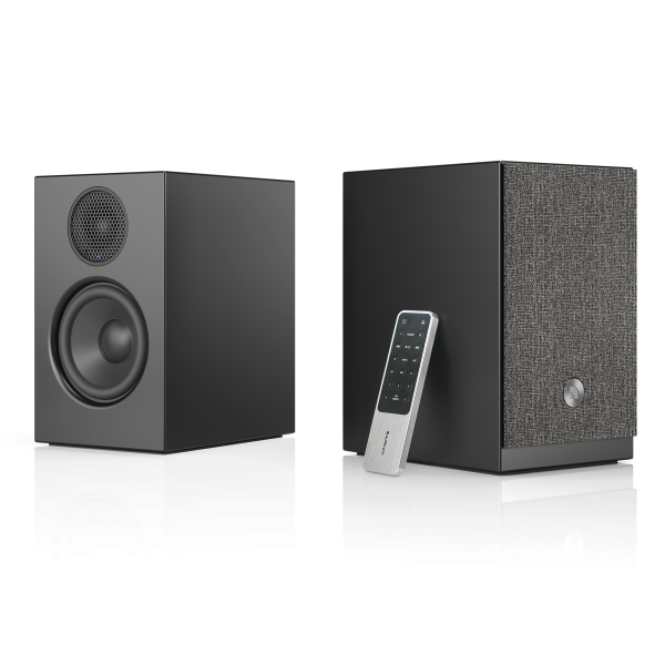 Audio Pro A 28 Smarter Multiroom Aktiv-Regallautsprecher, schwarz