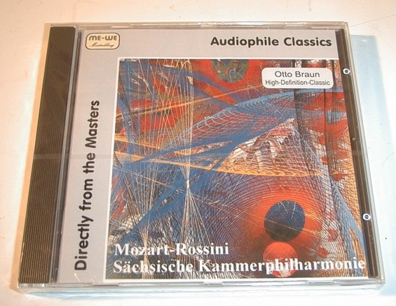 ME-WE Meisterklang, One Point Recordings - W.A.Mozart - Rossini, Sächsiche Kammerphilharmonie.  Sonderpreis