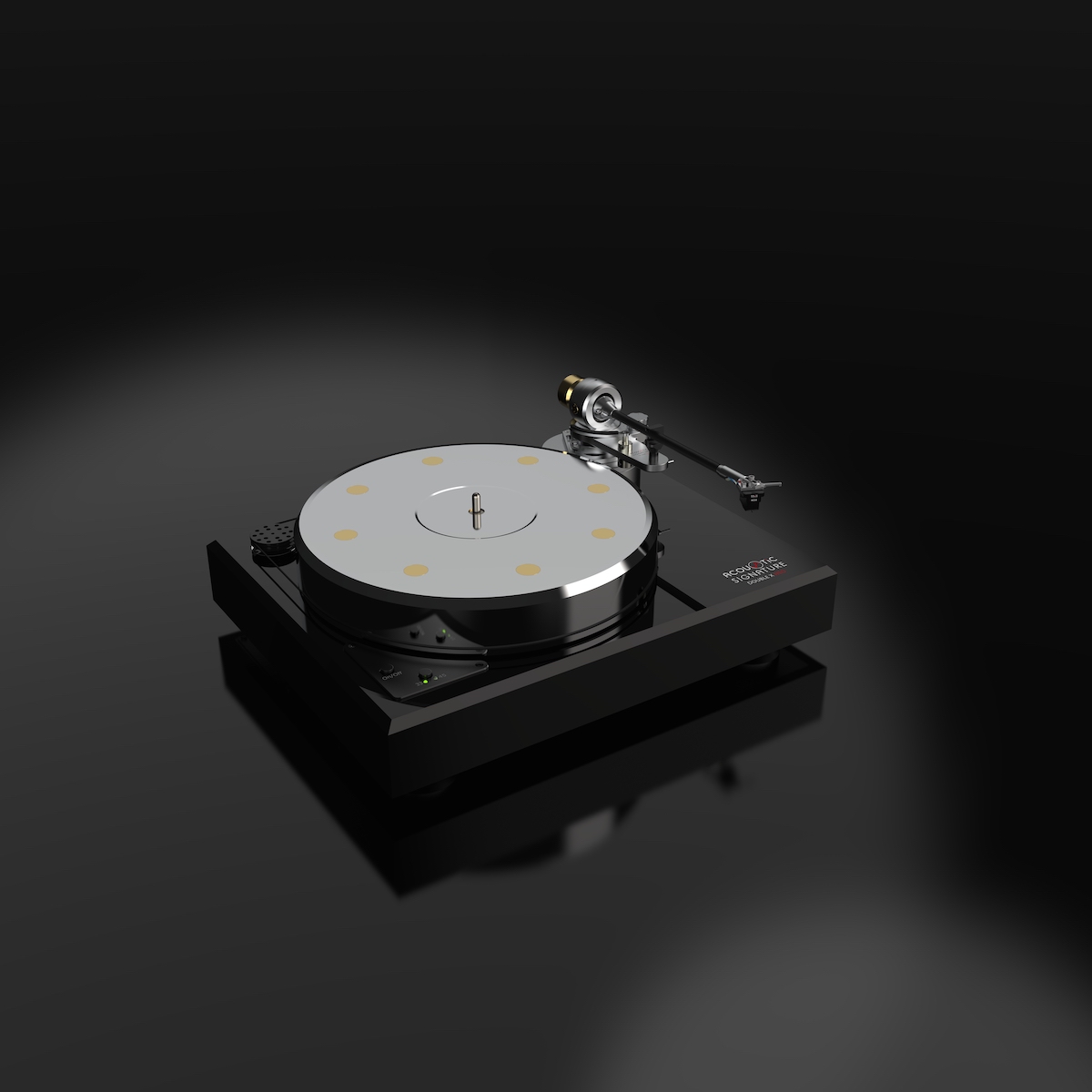 Acoustic Signature Double X NEO, klavierlack schwarz, mit TA-1000 NEO, schwarz
