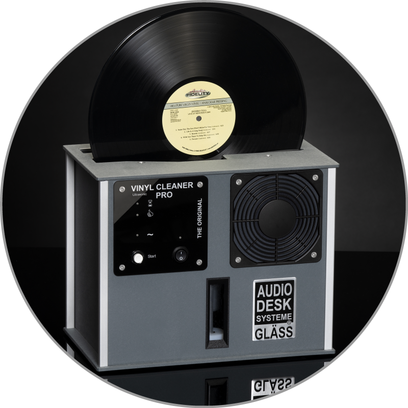 Gläss Audiodesk Vinyl Cleaner Pro X - refurbished - 1 Jahr Garantie - Grau
