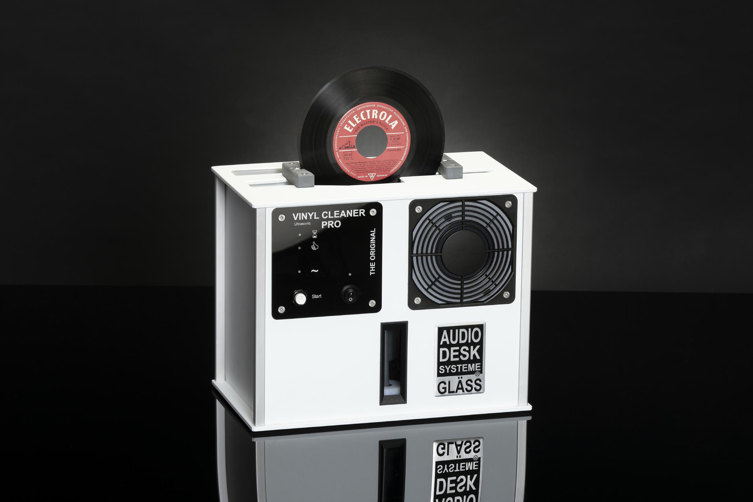 Gläss Audiodesk Vinyl Cleaner Pro X - Weiss