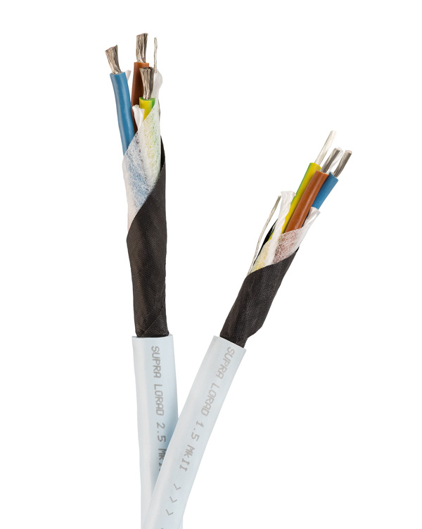 Supra Cables LoRad MK II 3×2.5 geschirmtes Netzkabel, Meterware