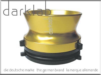DarkLab Alu NAB Adapter, goldfarben eloxiert, 1 Paar