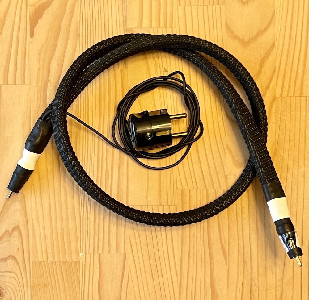 Vortex Hifi Nano Shield Cable 1 Mono RCA, 1m, Potentialausgleichkabel