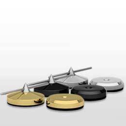 Audio Selection Spike + Disc klein 4er Set silber 40600