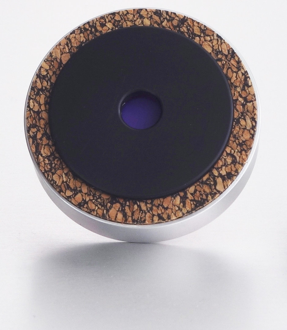 bFly Audio b.Disc PRO L MK2, silber, mit Glider, Stück / ON OFF Hifi