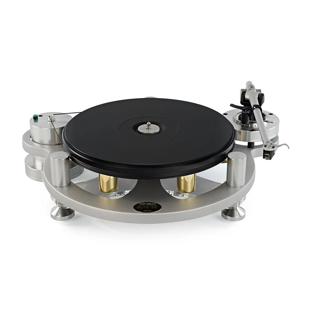 Mitchell Gyro SE, T8 Tonarm, Cusis -E (MC), silber schwarz,